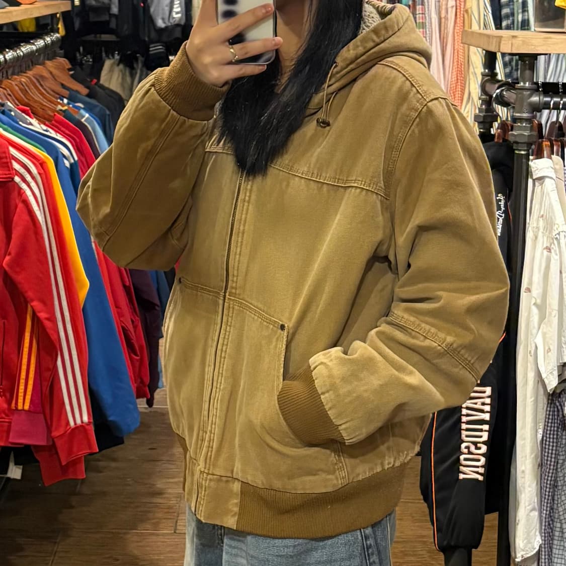 [HI] G.H.BASS 클래식 코튼 트러커 워크자켓 브라운 상품이미지3