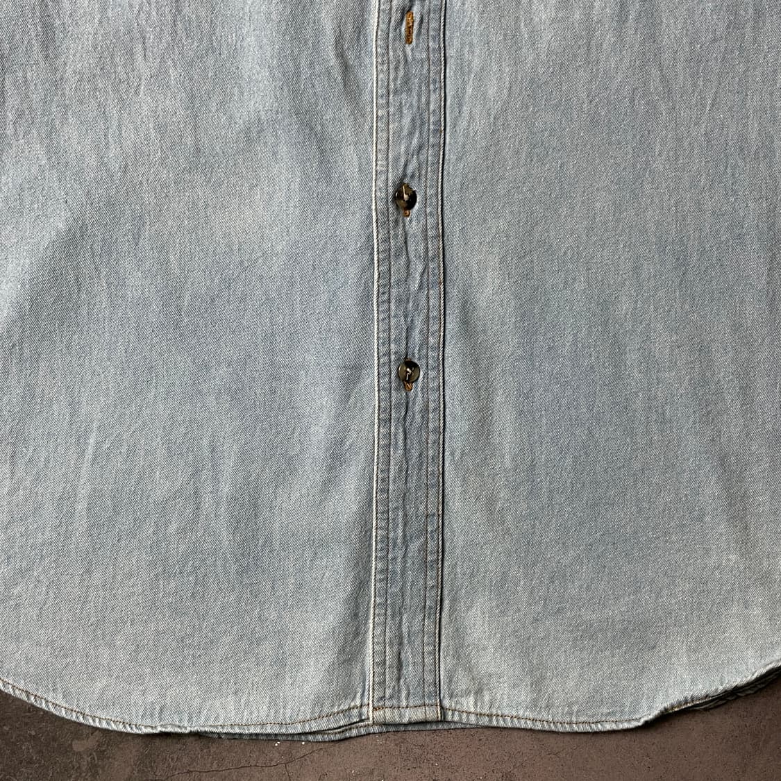 UNKNOWN 빈티지 코튼 데님 셔츠 A00694 상품이미지6
