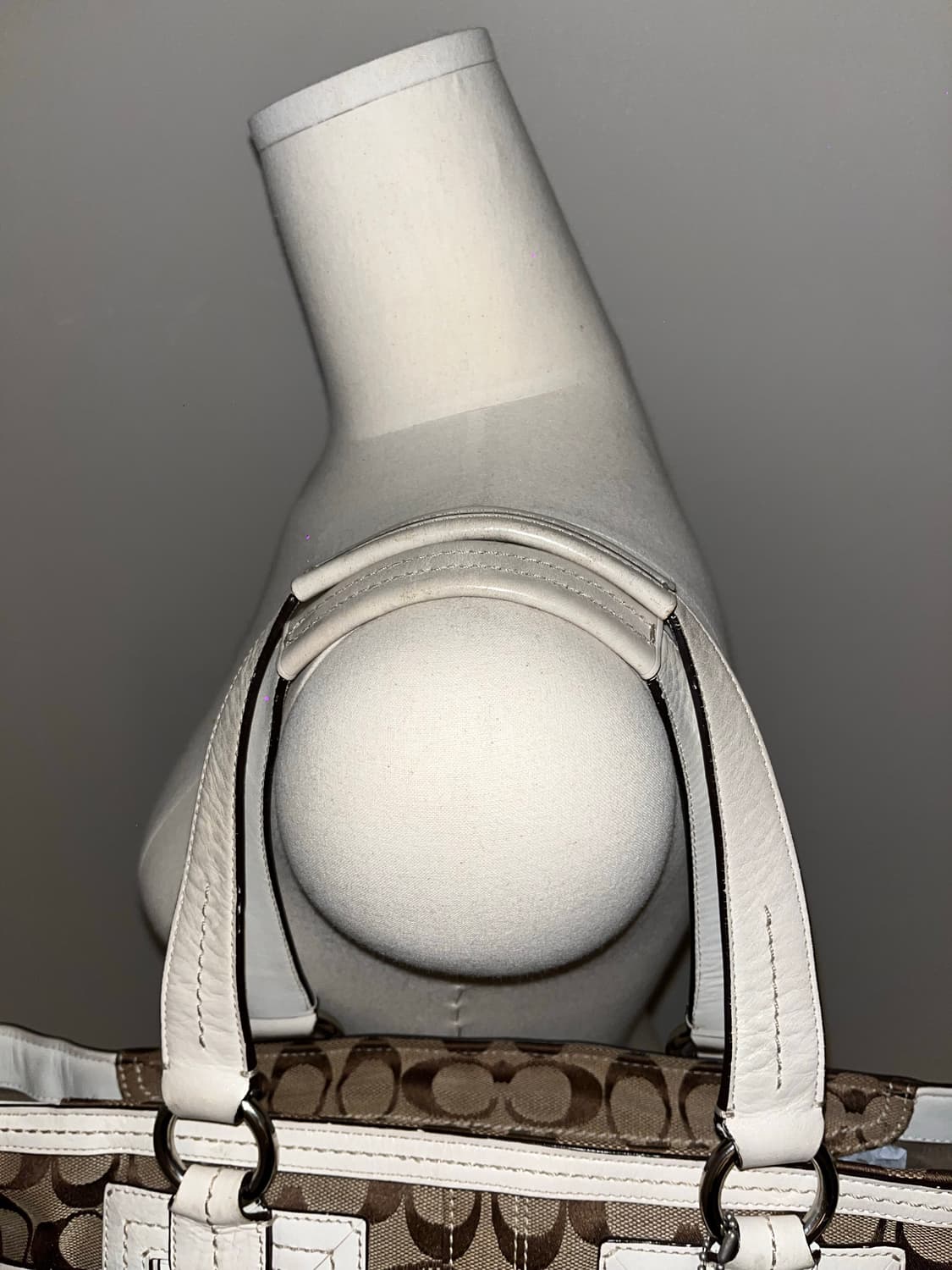 Coach white beige bag 상품이미지7