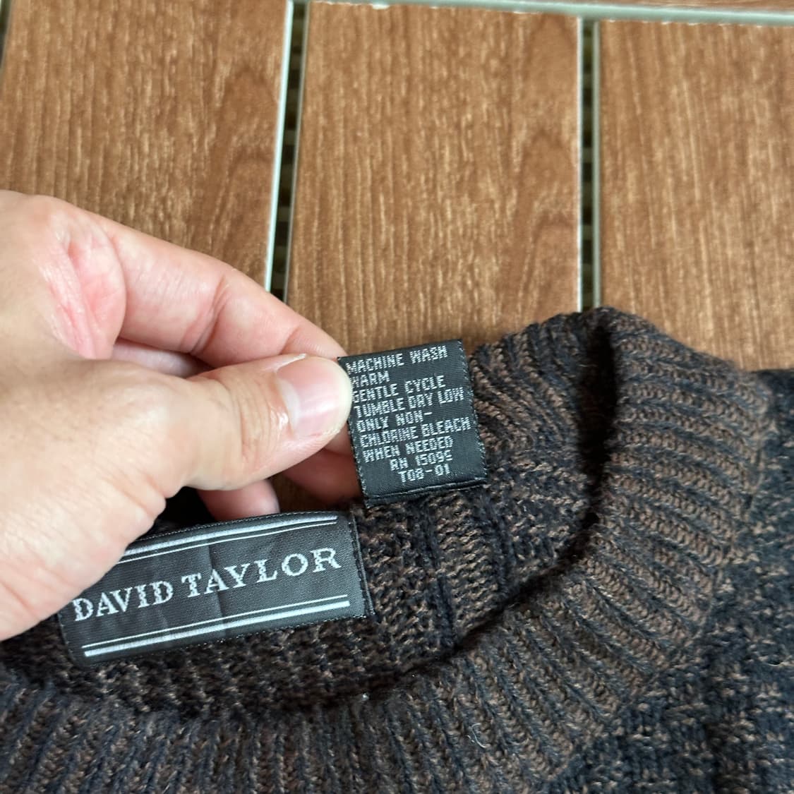 David taylor vintage knit sweater 상품이미지5