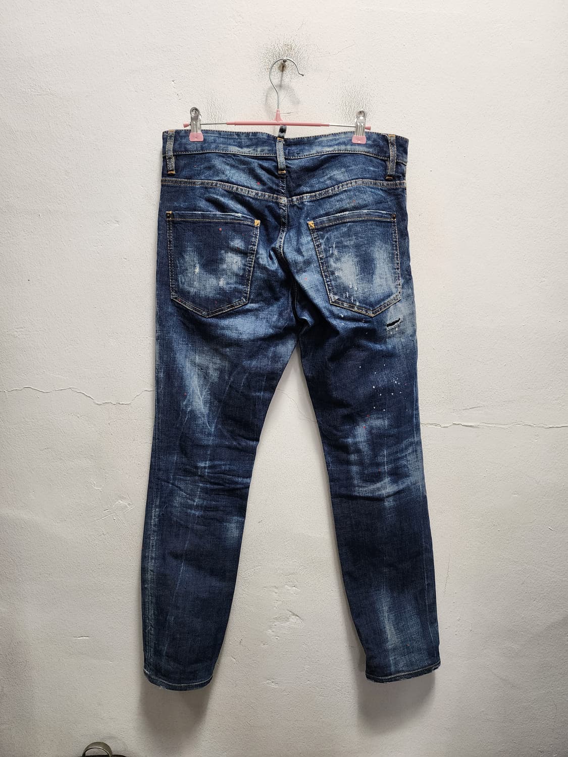 디스퀘어드2 원단덧댐 패치워크 청바지 상품이미지2