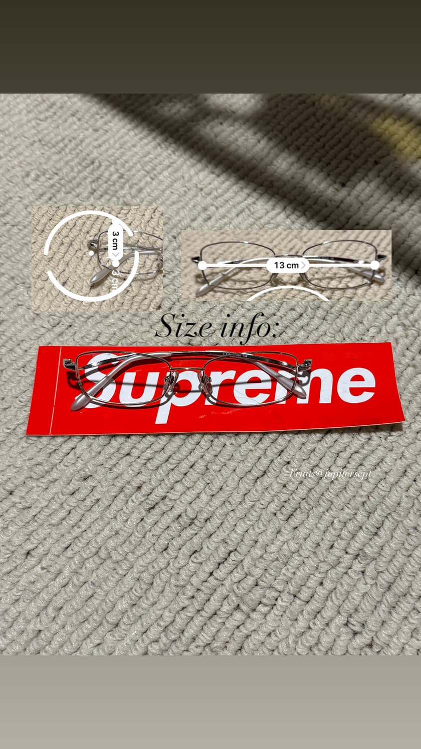 Vintage 메탈 프레임 안경 상품이미지3