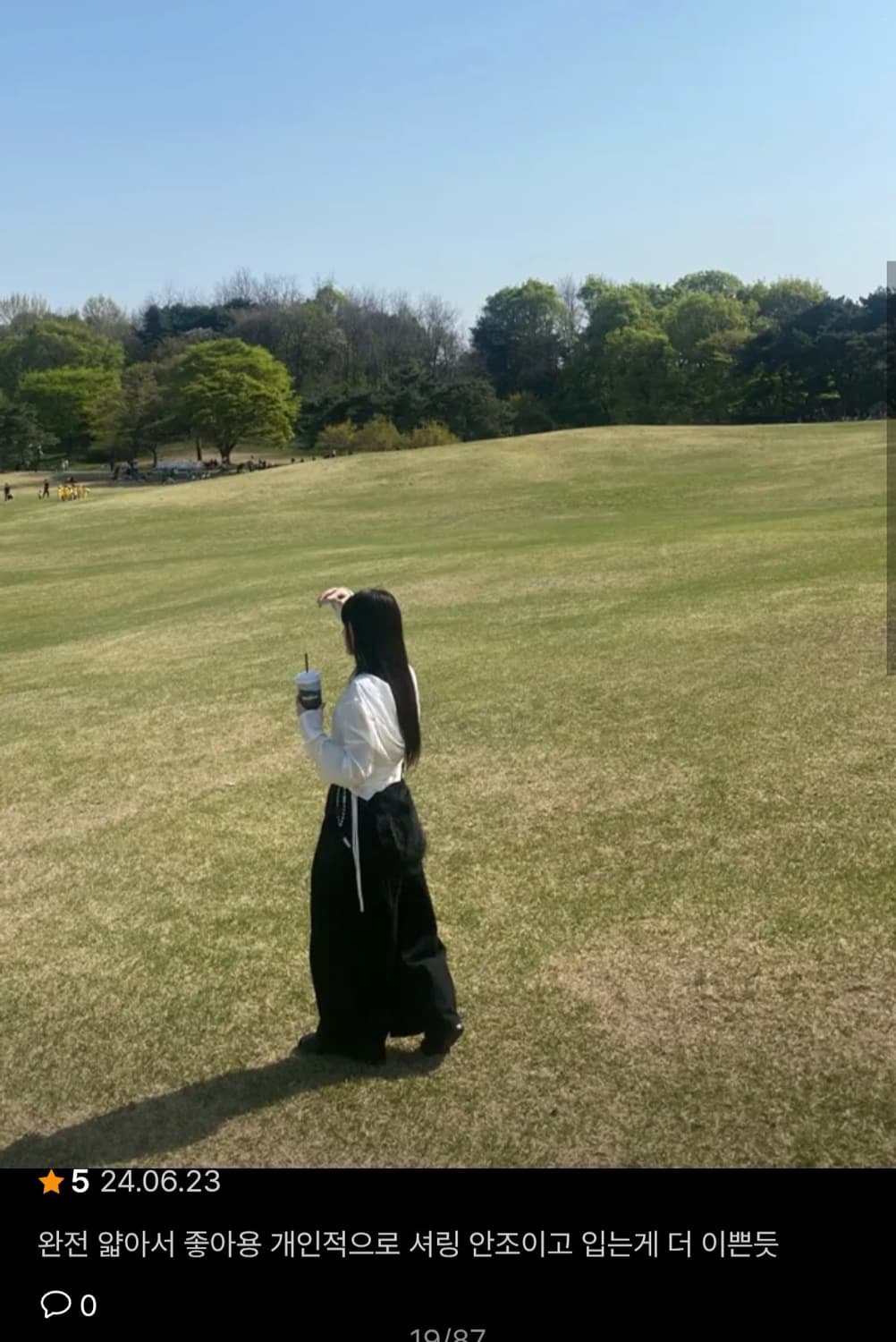 트리밍버드 실키 후디 셔츠 상품이미지4