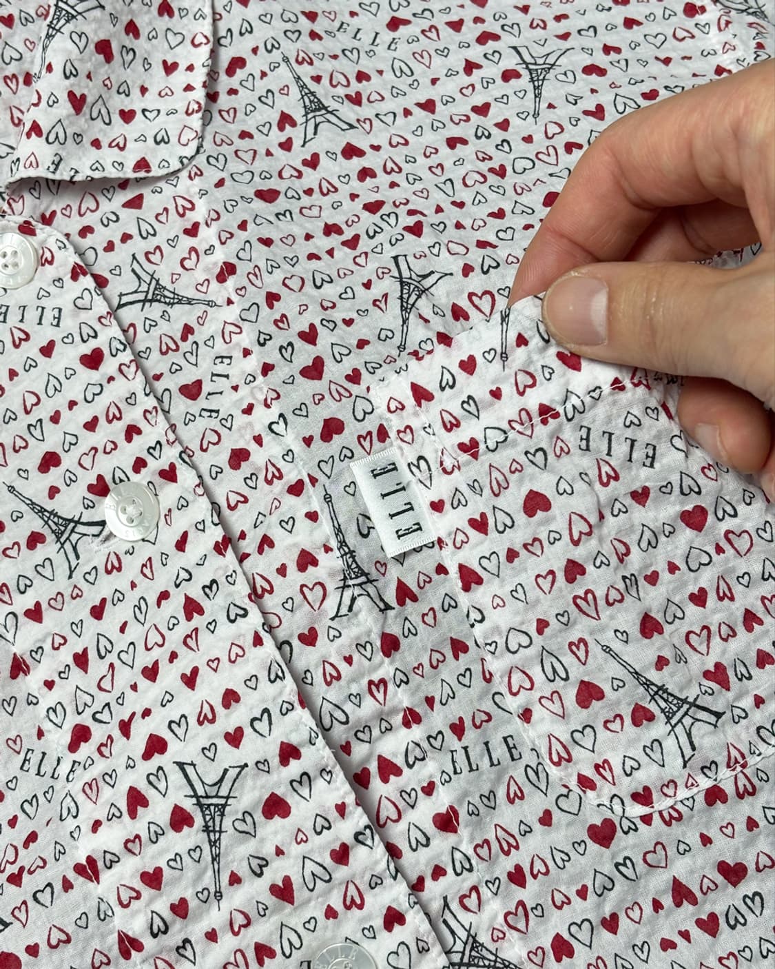 일본빈티지 ELLE 셔츠 상품이미지4