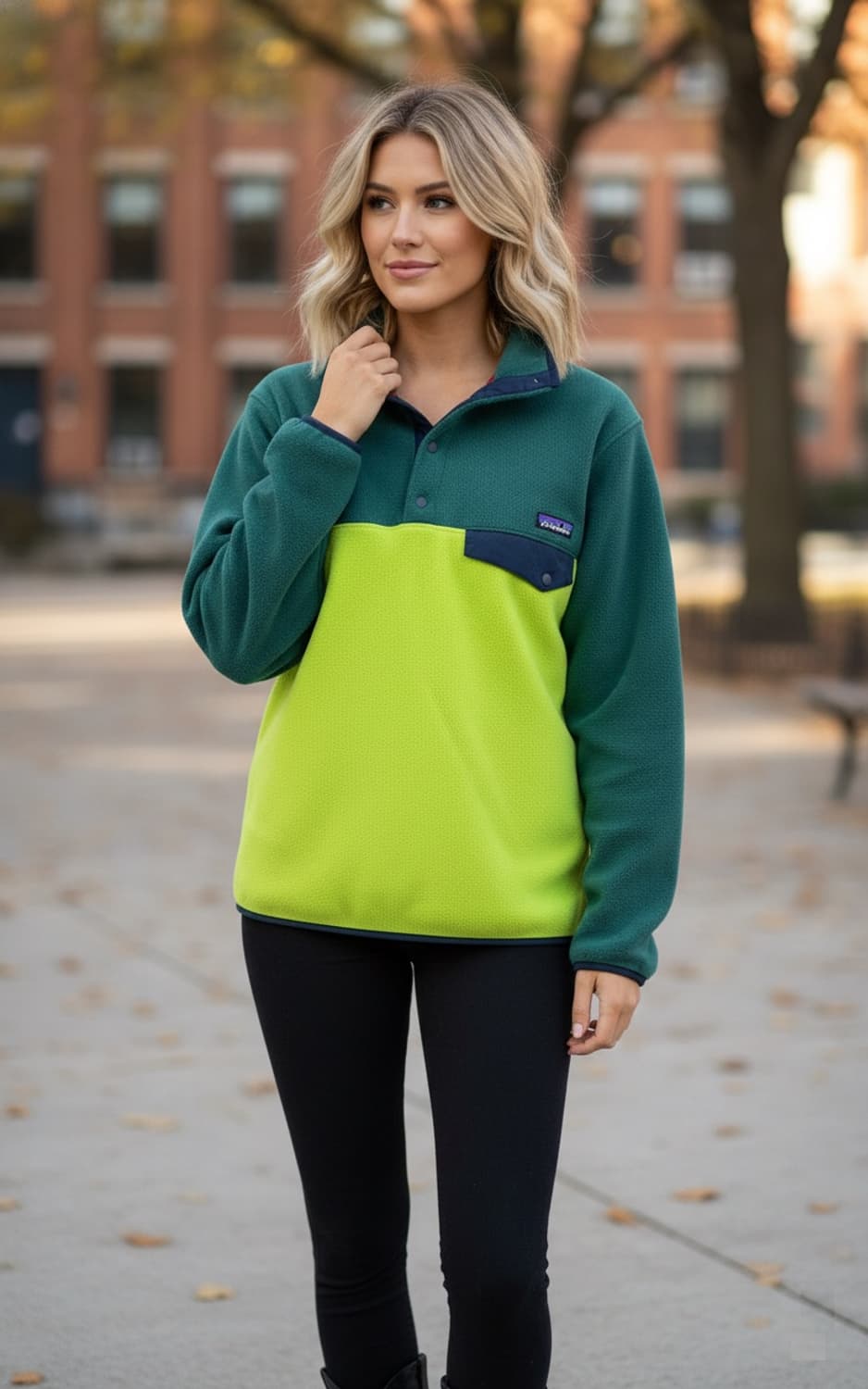 파타고니아 초레어 빈티지 신칠라 아노락 플리스 자켓 그린/연두 M사이즈 상품이미지9