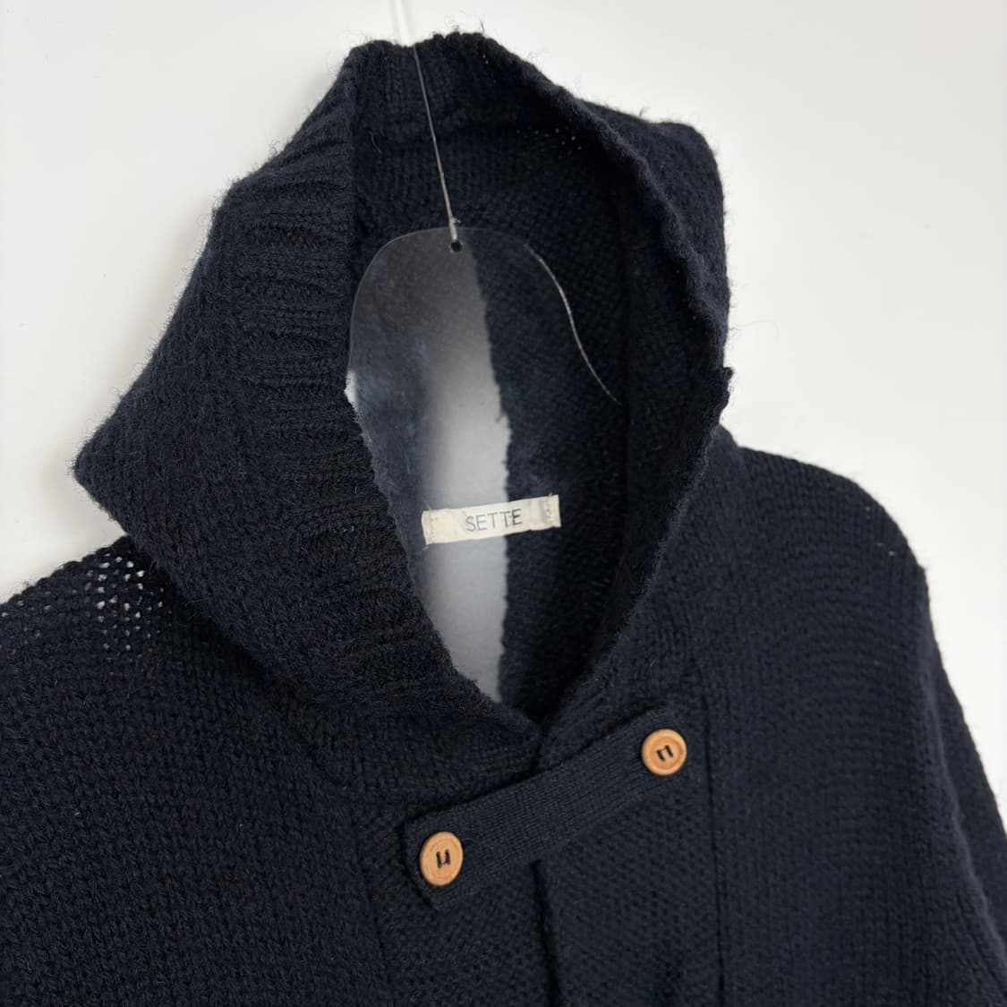 빈티지 니트 후드 코트 자켓 가디건 상품이미지2
