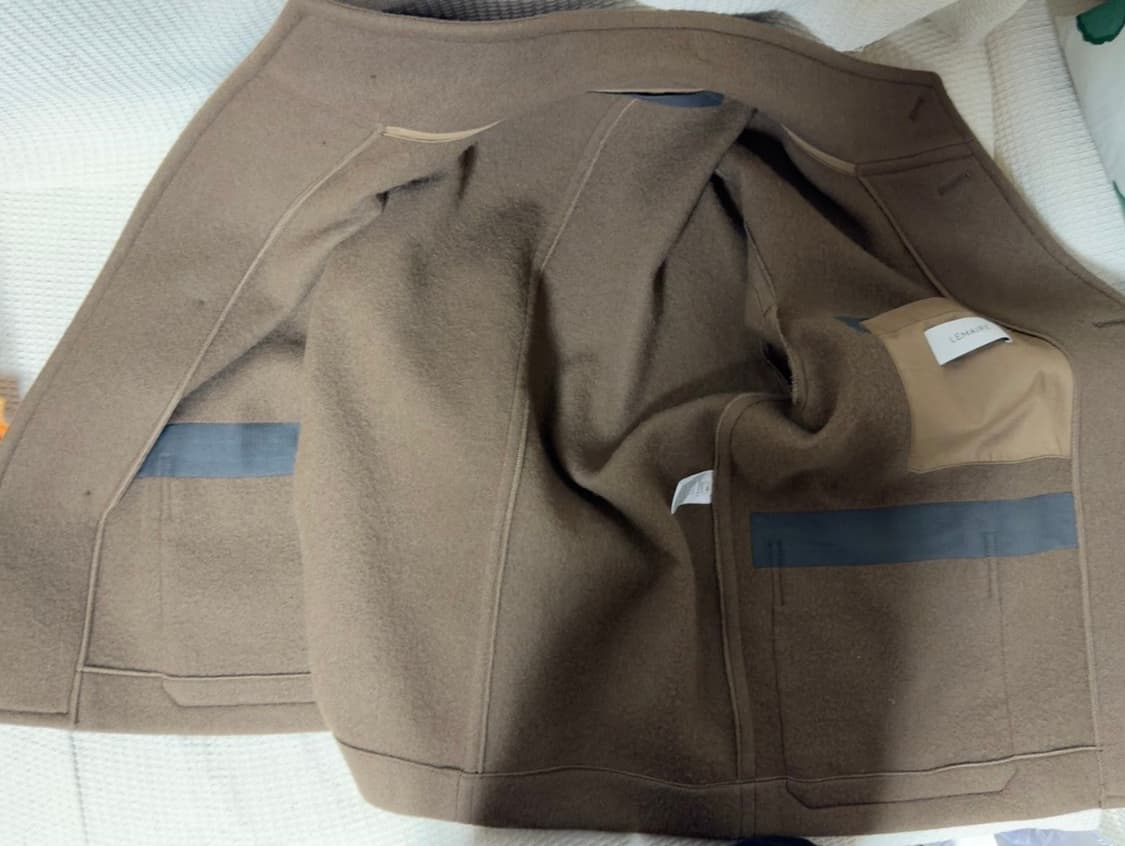 [48] 르메르 더플 울 박시 코트 브라운 상품이미지6