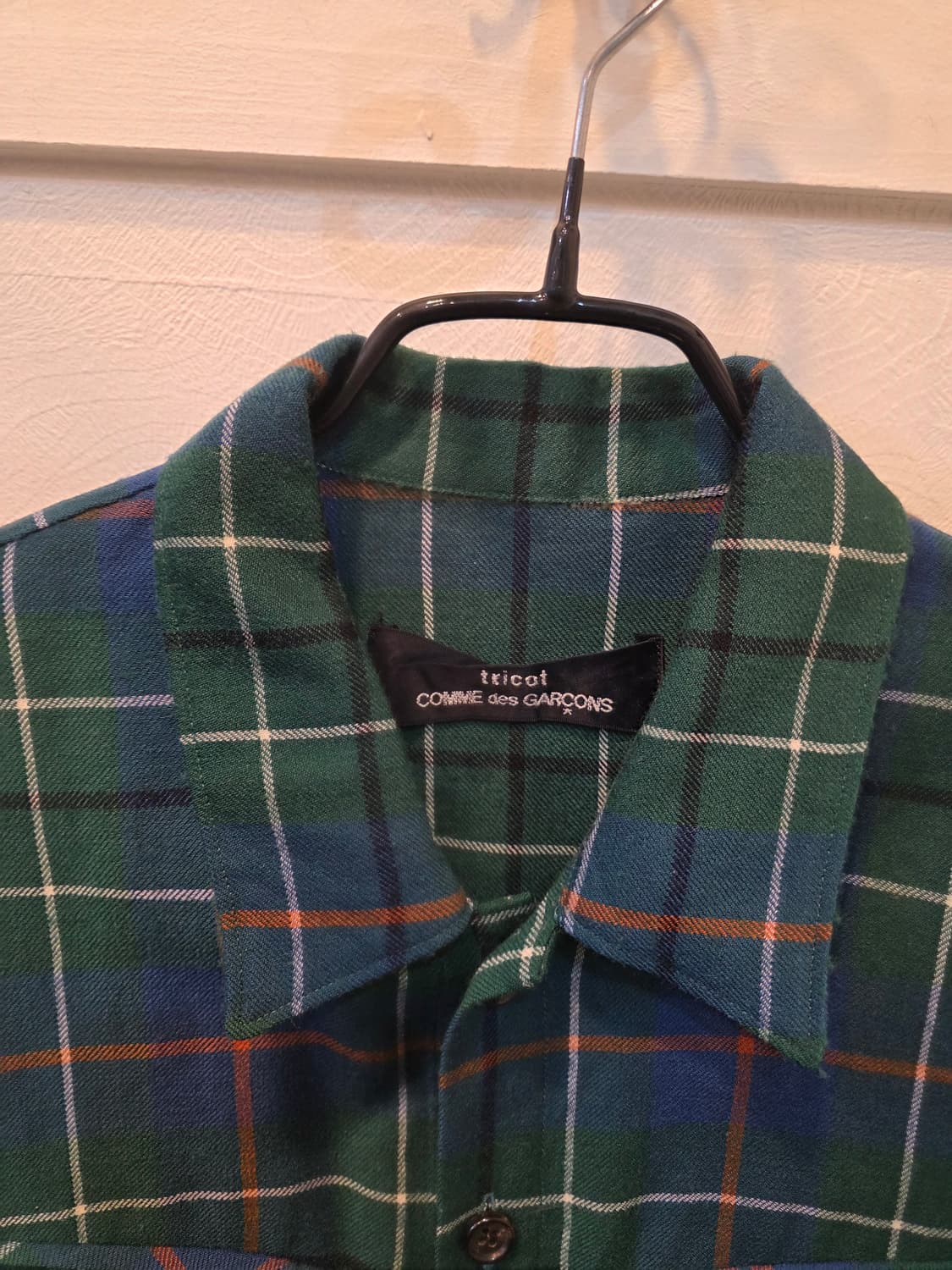 트리코트 꼼데가르송 체크 셔츠 상품이미지2