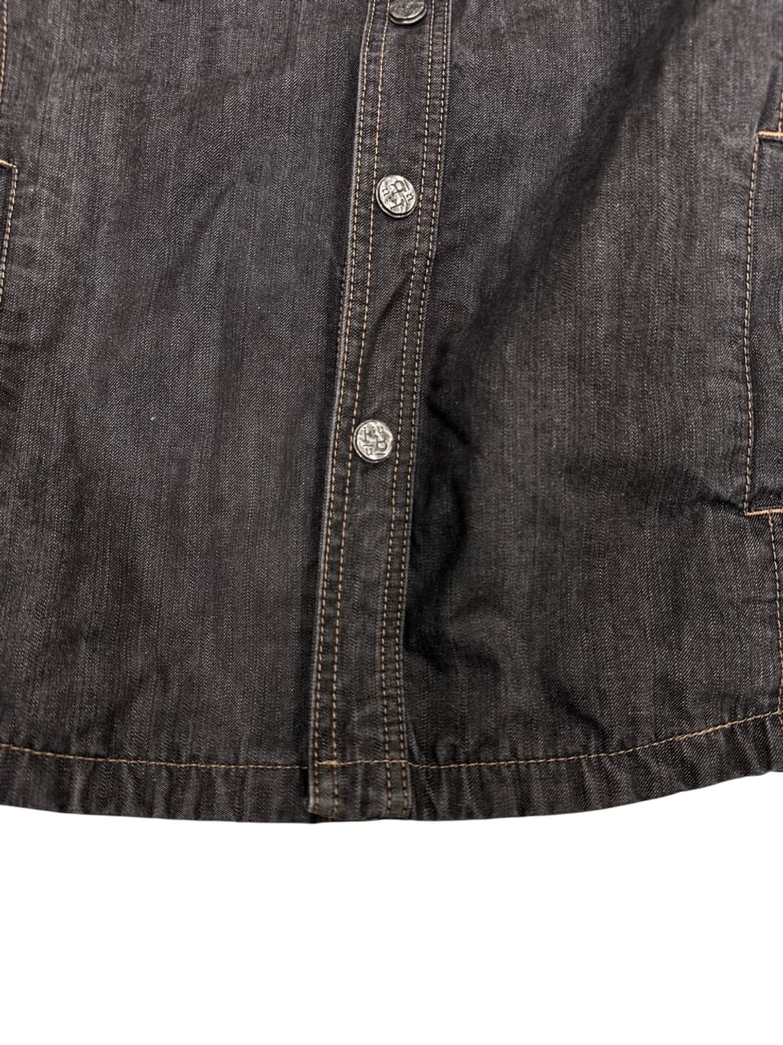 푸부 후부 데님자켓 브라운그레이 (L) 상품이미지5