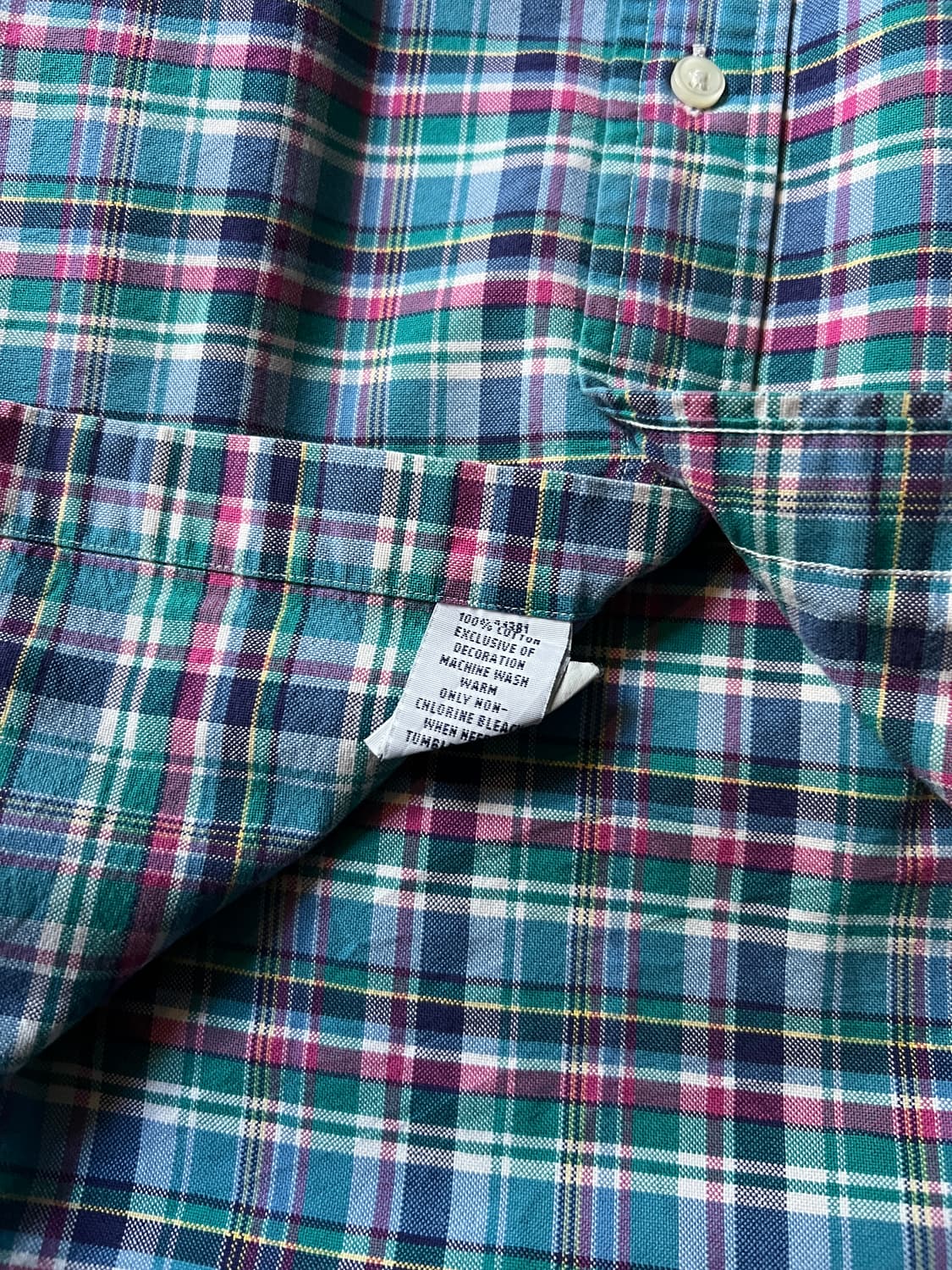 [S]폴로 랄프로렌 포니로고 타탄체크 셔츠 상품이미지4