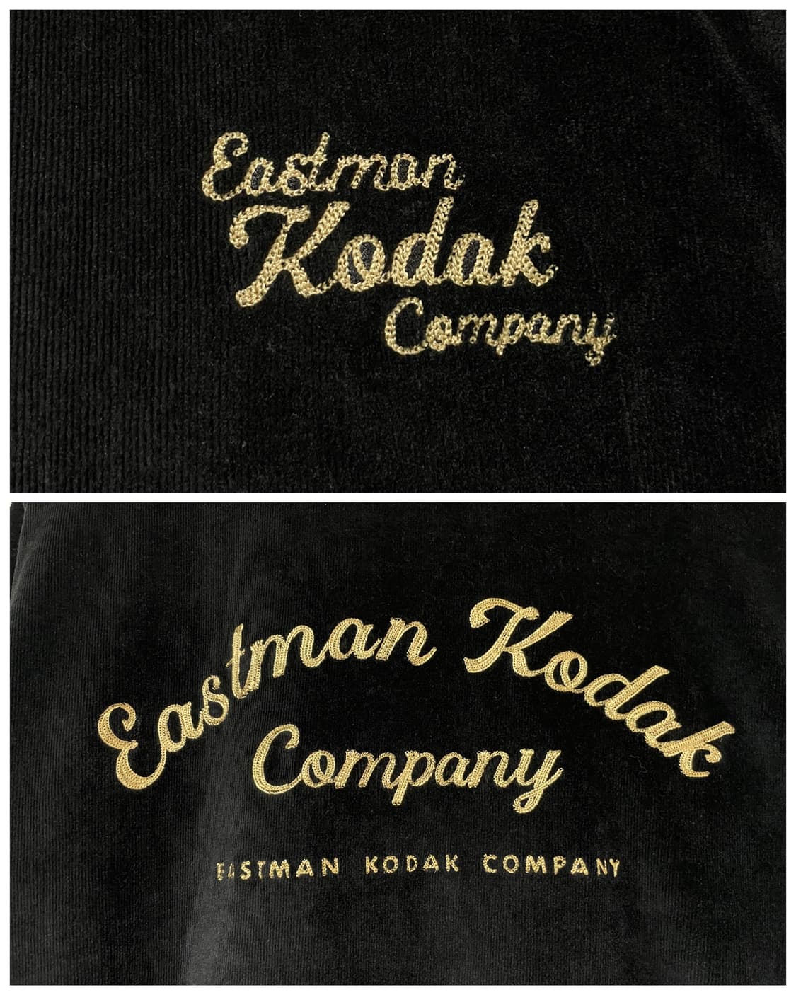 코닥 남녀공용 코듀로이 헤링턴 바시티 자켓 M _ 블랙 상품이미지6