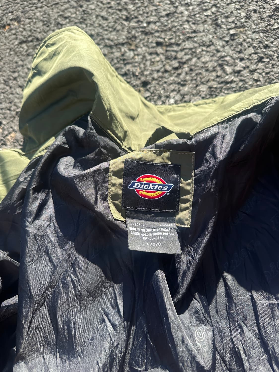 [L] 디키즈 패딩 카키 컬러 상품이미지6