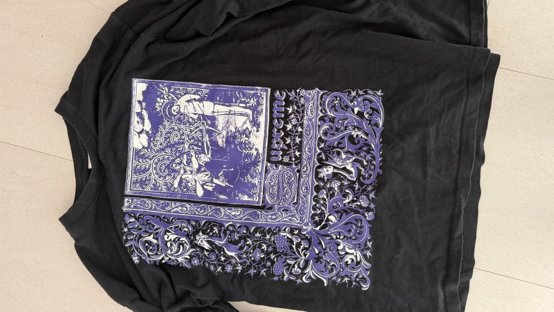 Supreme Saint Sebastian LS T-Shirt Black 상품이미지2