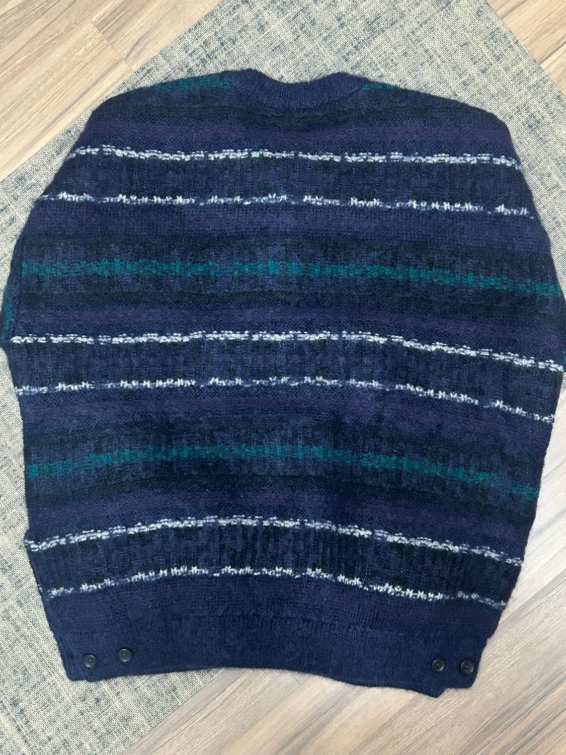 Stein(슈타인) silk mohair fair isle 가디건 상품이미지3