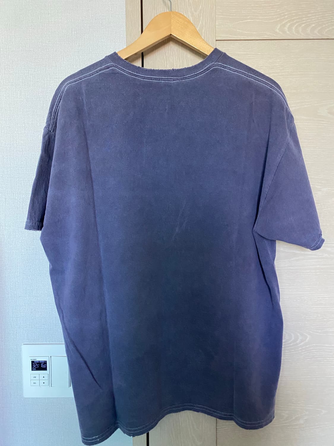 ANCELLM "MESSAGE T-SHIRT" - PURPLE Free 상품이미지10