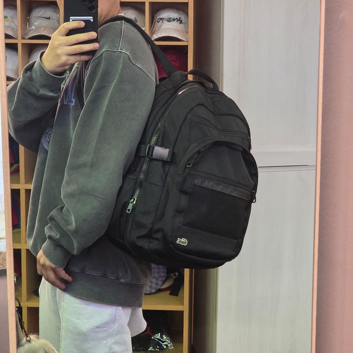 라코스테 블랙 백팩  상품이미지2