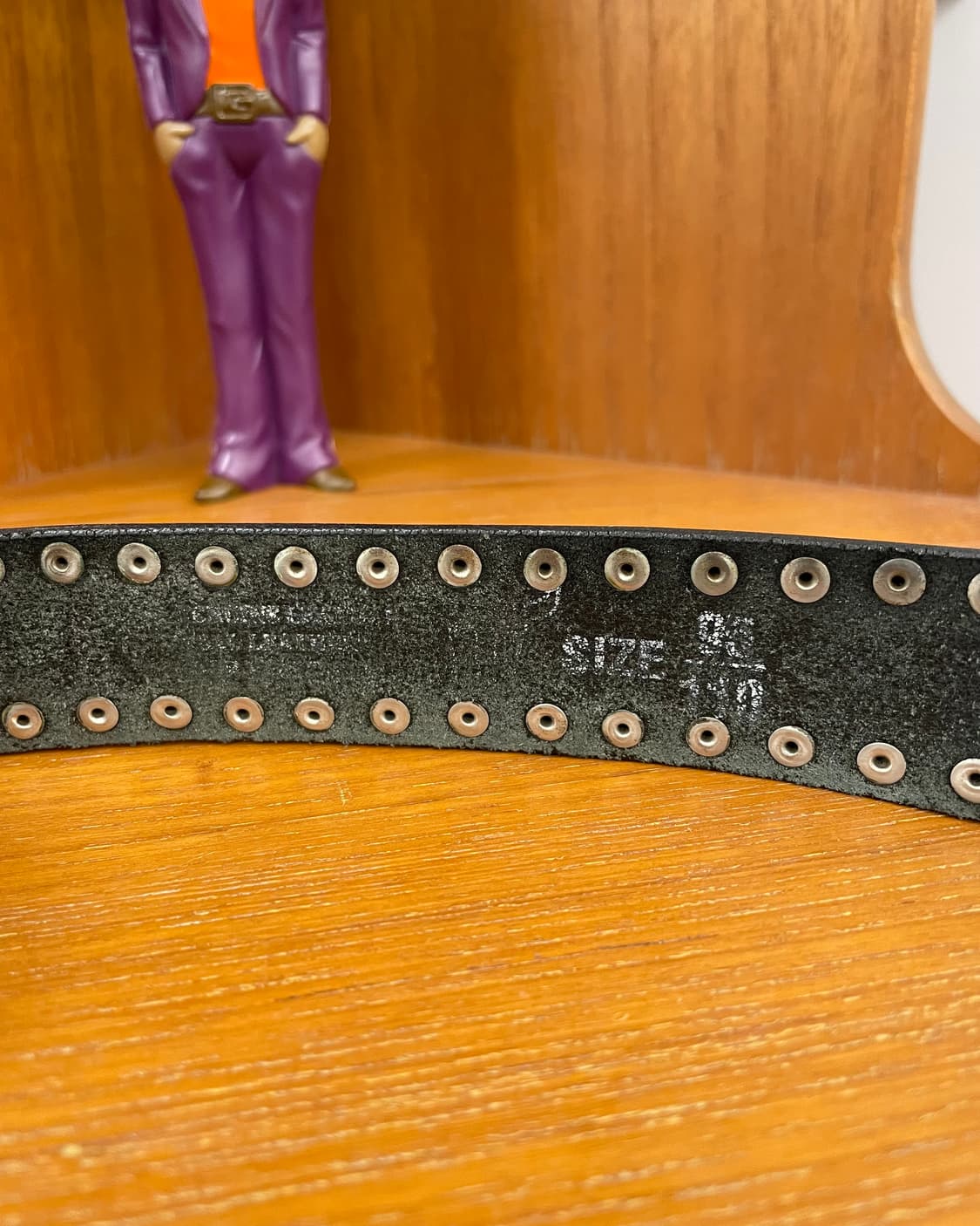 베르사체 스터드 레더 벨트 상품이미지6