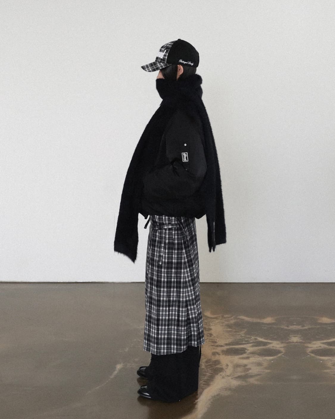 BS 나일론 푸퍼 MA-1 자켓 - 블랙  (s) 상품이미지2