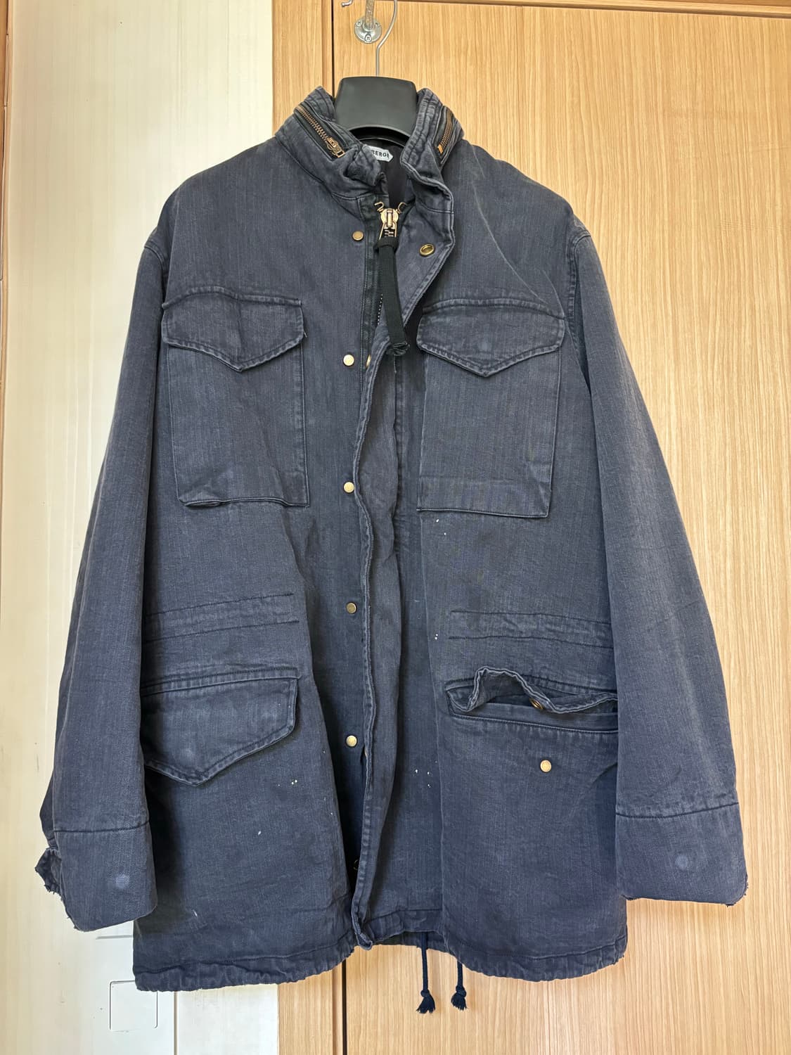 오베르쥬 M65 다크네이비 40 블랙 교환가능 상품이미지1