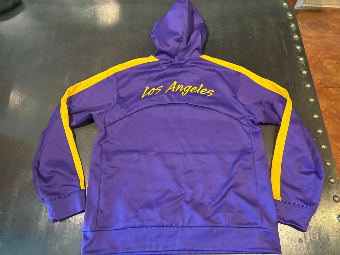 L) 나이키 N B A LA레이커스 웜업 후드티 상품이미지4
