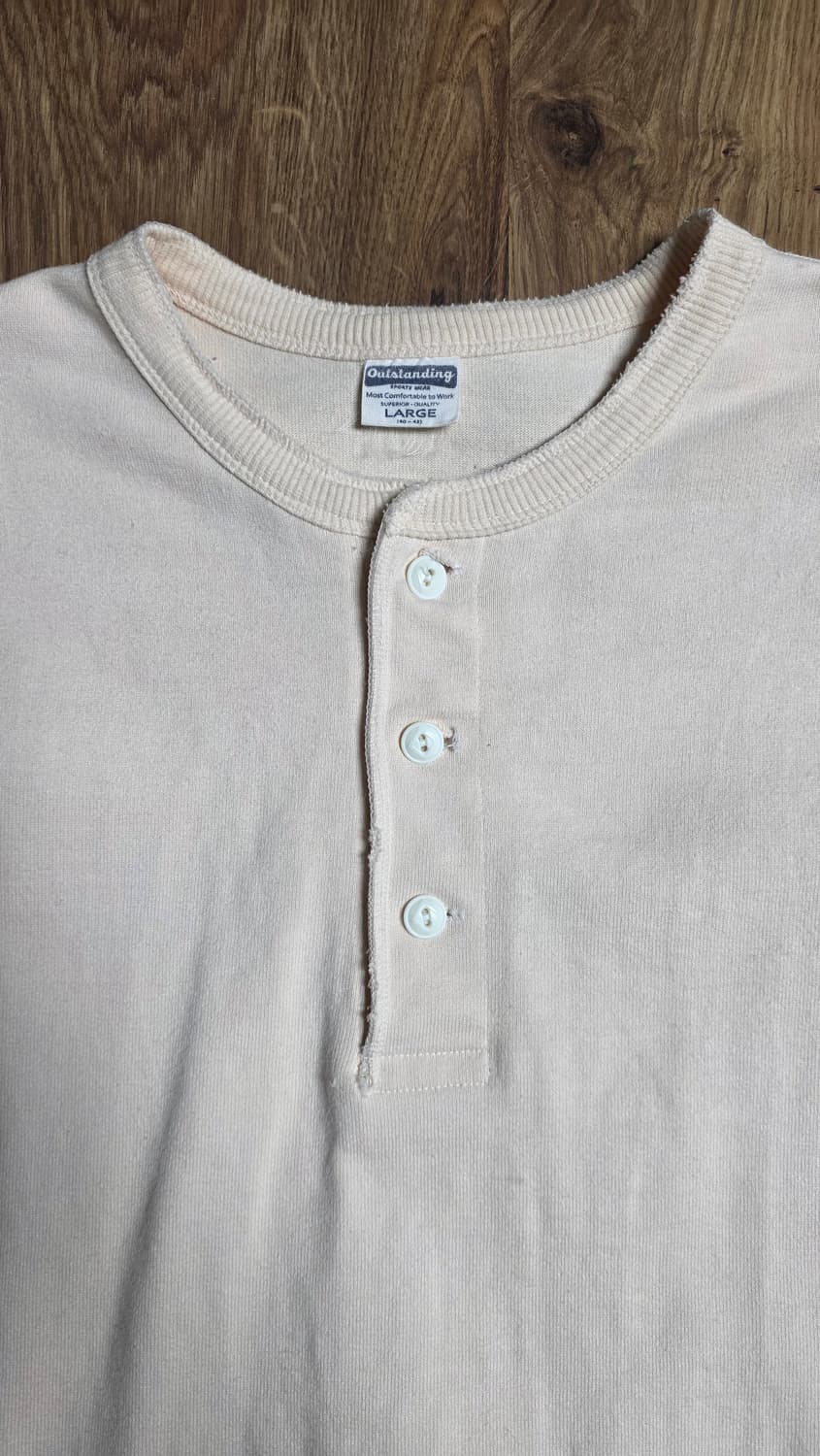 아웃스탠딩 헨리넥 롱슬리브 아이보리 L 상품이미지2