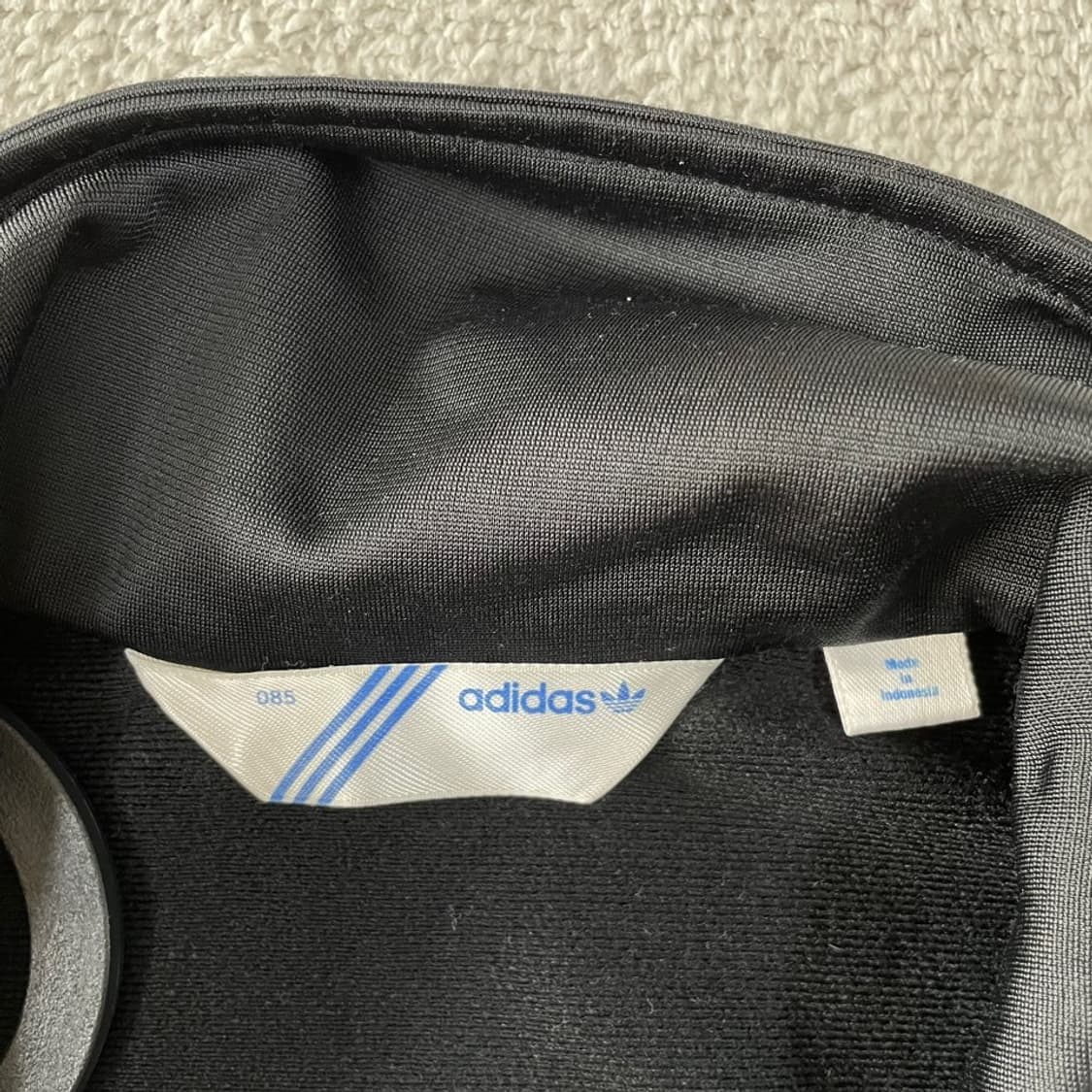 85 아디다스 여성 파이어버드 블랙실버 빅로고 져지 상품이미지5