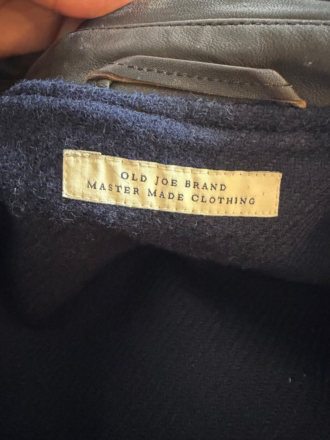 올드조 파티나 레더 자켓 (40) 상품이미지3