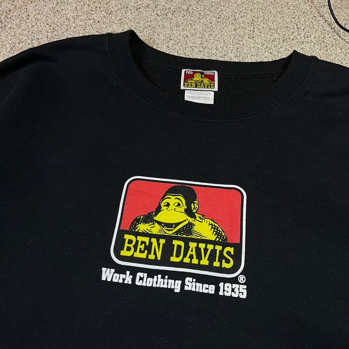 벤데이비슨 빅로고 맨투맨 상품이미지2