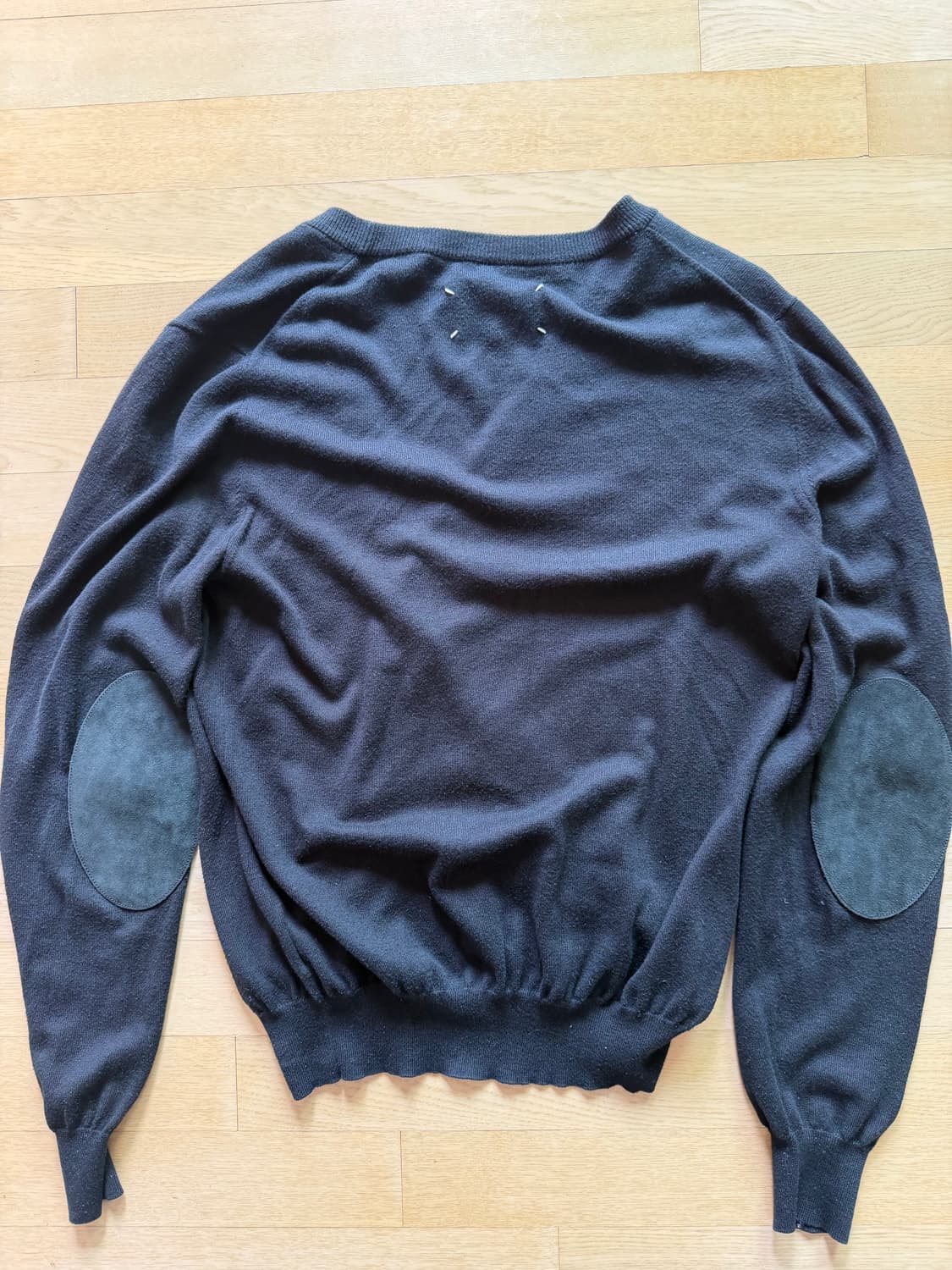 마르지엘라 엘보패치 가디건 블랙 L사이즈 상품이미지3