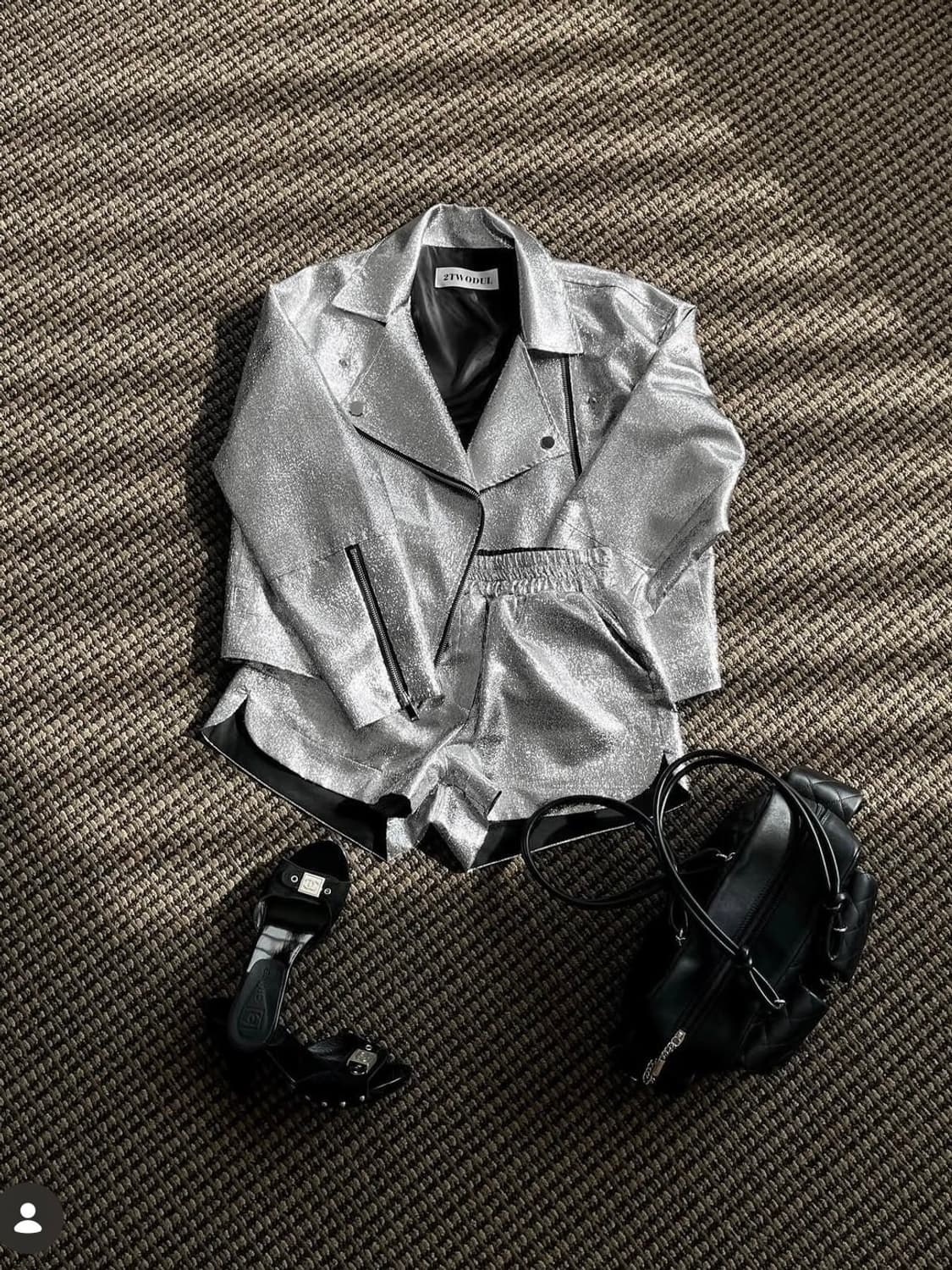 이투둘 실버 숏팬츠 FREE 상품이미지1