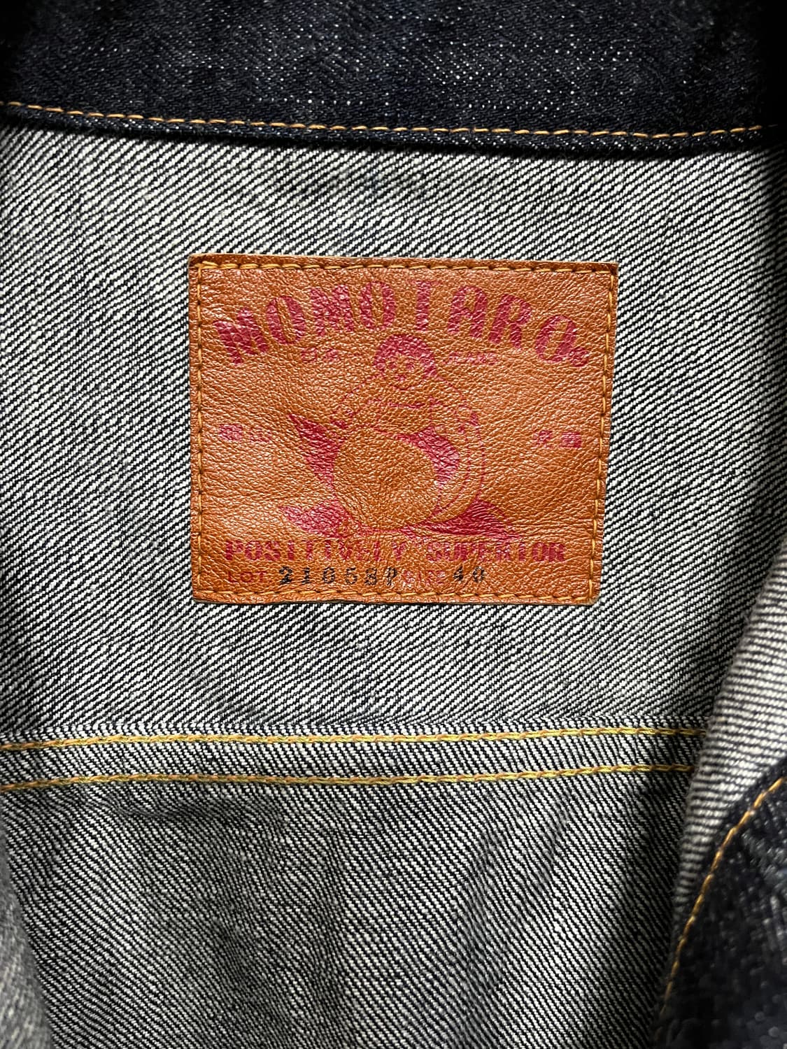 모모타로진 2세대 데님자켓 40 상품이미지3