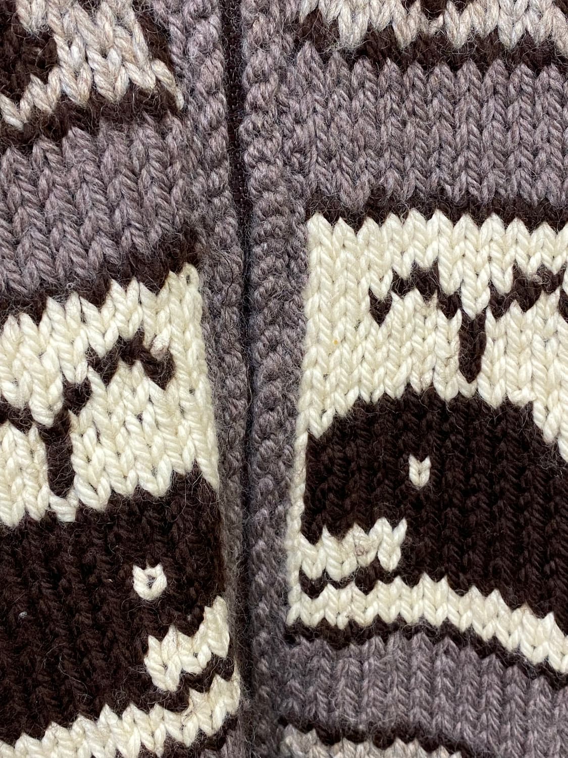 빈티지 코위찬 니트 집업 상품이미지3