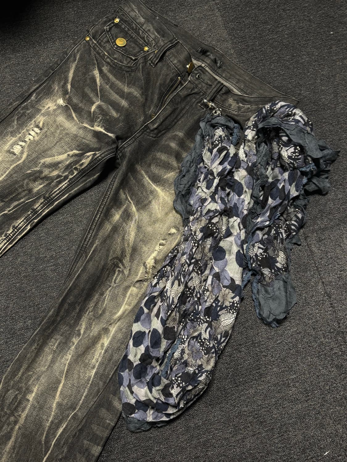 Vintage y2k punk scarf muffler 상품이미지2