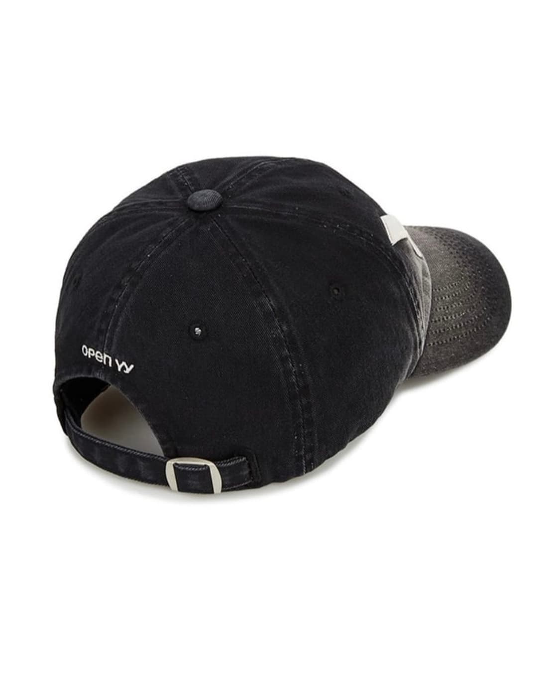 오픈 Yy 그라디언트 볼캡 블랙 상품이미지3