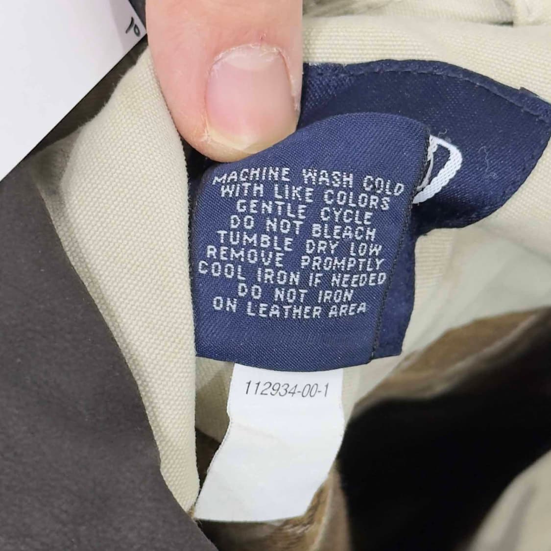 GAP 올드 갭 스웨이드 카라넥 헌팅 자켓 상품이미지7