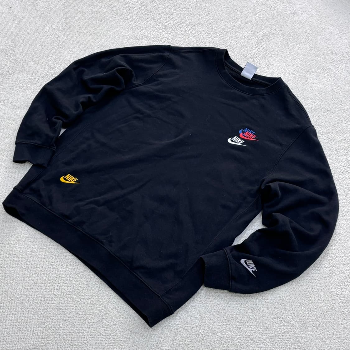 L 나이키 멀티 스우시 맨투맨 티셔츠 0323E 상품이미지1