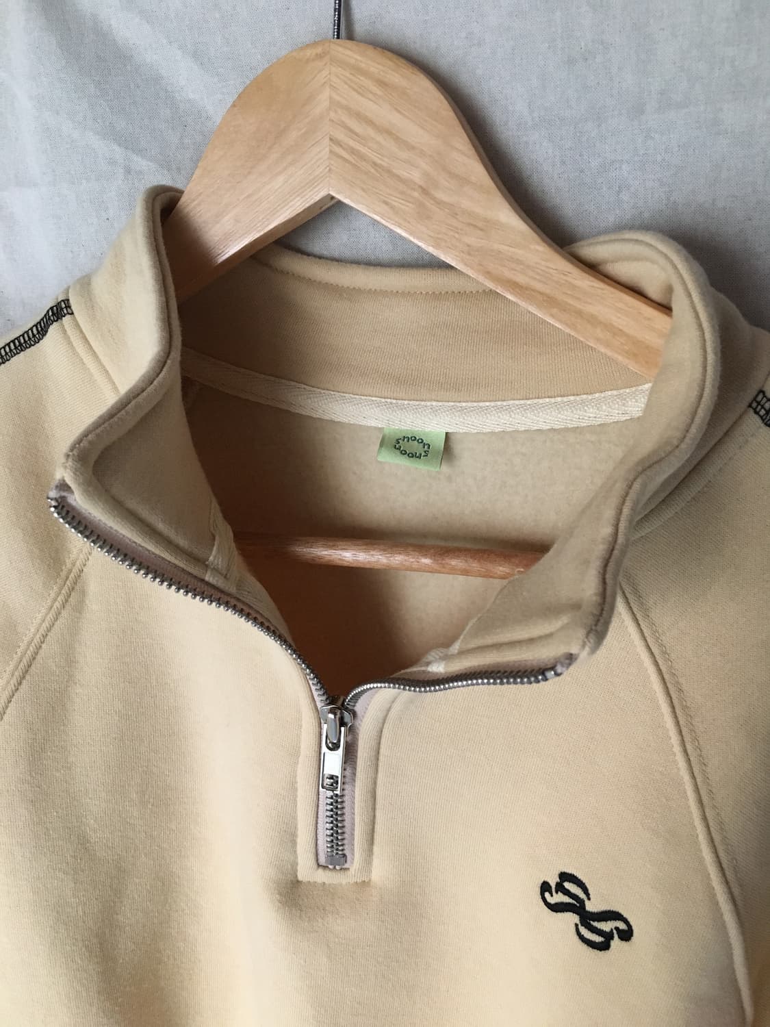 Sinoon RAGLAN HALF ZIP-UP SWEATSHIRT 상품이미지6