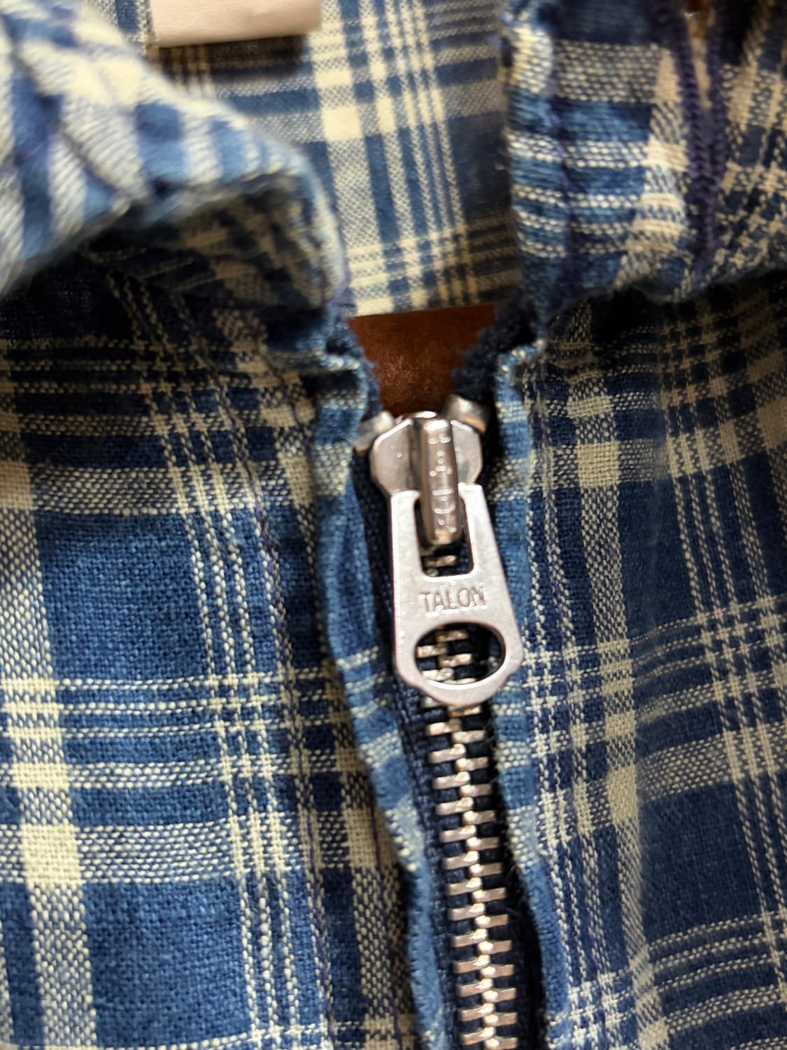 (M) RRL 인디고 체크 린넨 체크 자켓  상품이미지8