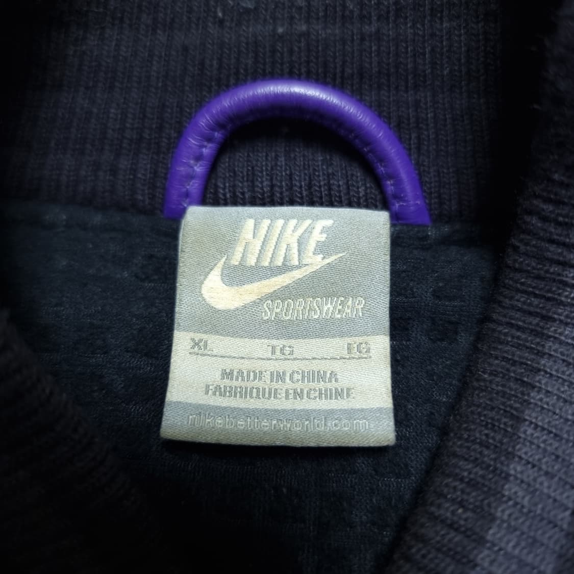 나이키 소가죽 디스트로이어 바시티 자켓 XL 상품이미지4