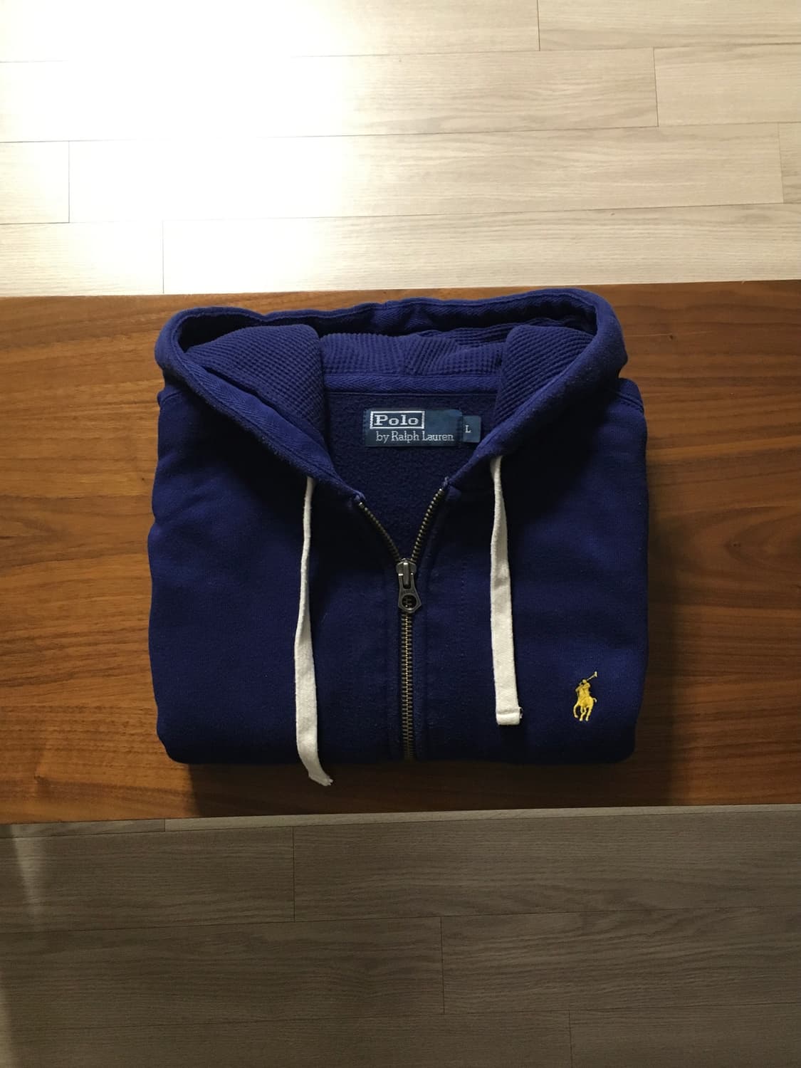 폴로 후드집업 네이비  상품이미지1