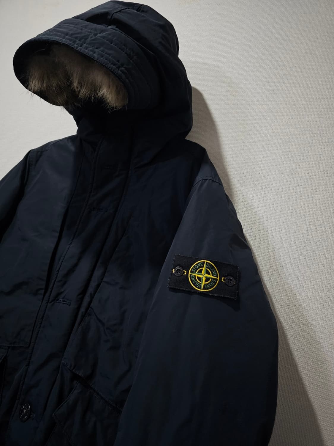 정품 스톤아일랜드 마이크로랩스 다운 패딩 자켓 95/ M 상품이미지2