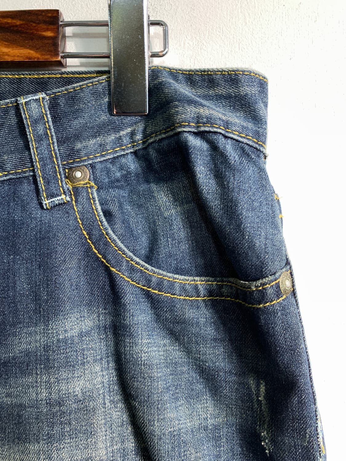 MADE in USA robins jean y2k 데님 32 상품이미지3