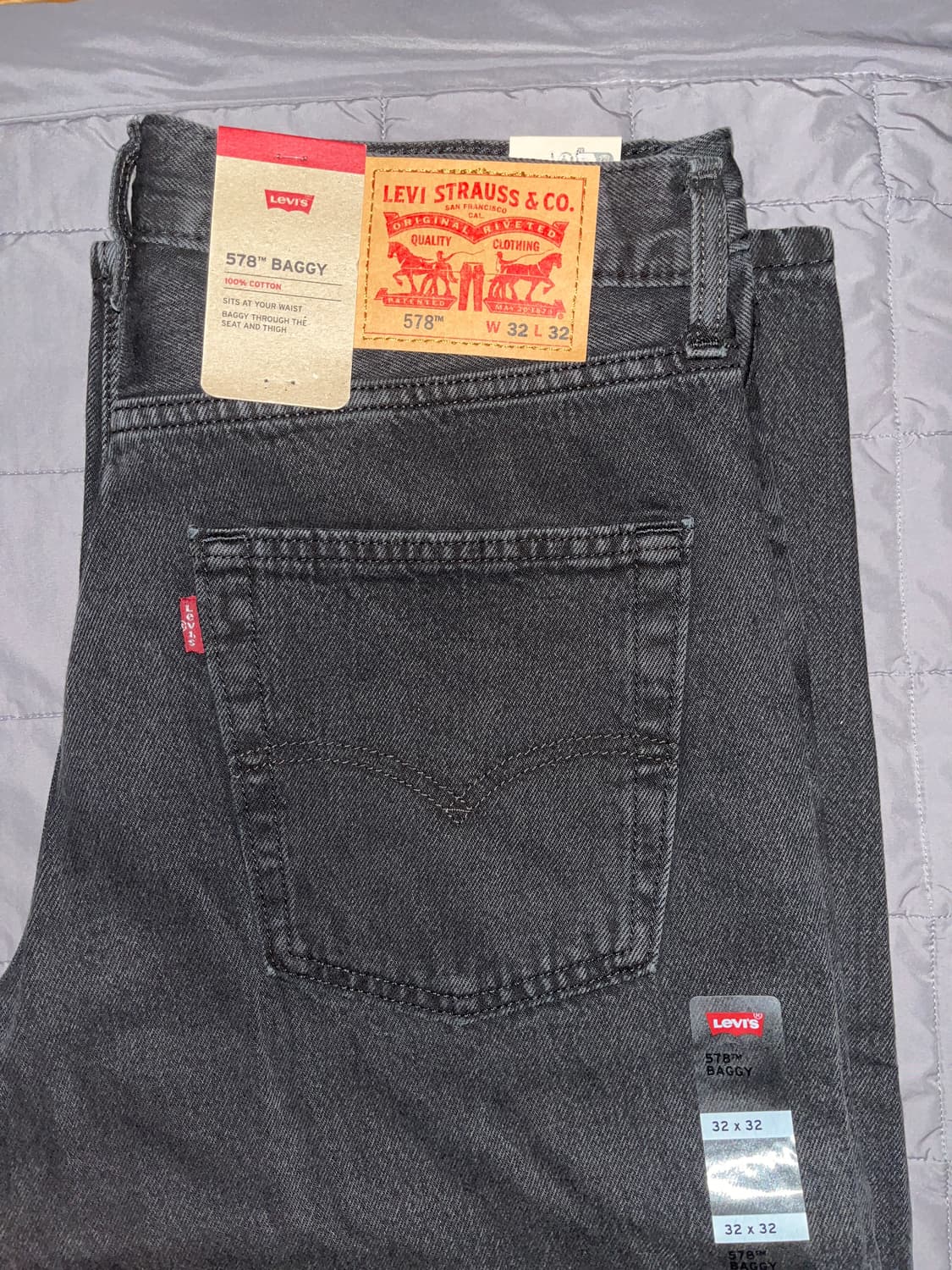 리바이스  578™ Baggy Jean Black 상품이미지4