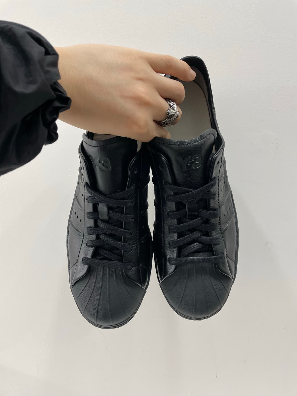 Y-3 슈퍼스타 블랙 상품이미지2