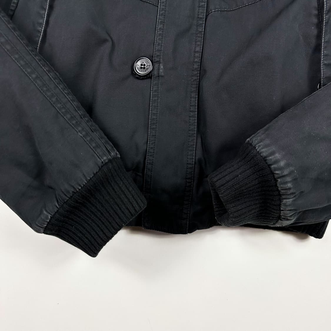 아디다스 구형 누빔 후디 숏점퍼 M 상품이미지5