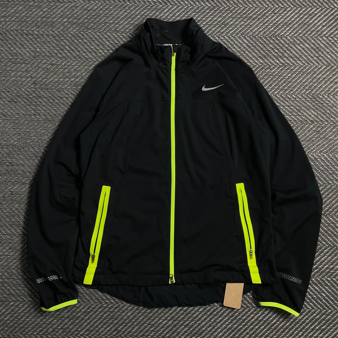 나이키 스카치로고 러닝 트랙 형광 집업 자켓o 4709 상품이미지1