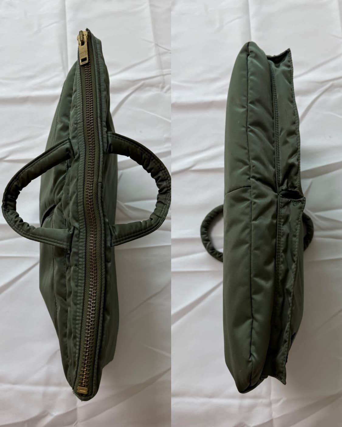 PORTER 신형 포터 탱커 숏 헬멧백 L 카키 서류가방 세이지그린 상품이미지5