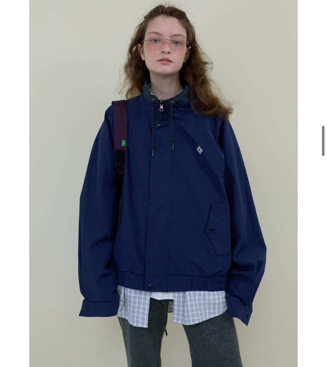 택만 제거한 새제품/ 노컨텐츠 리버시블 점퍼 상품이미지1