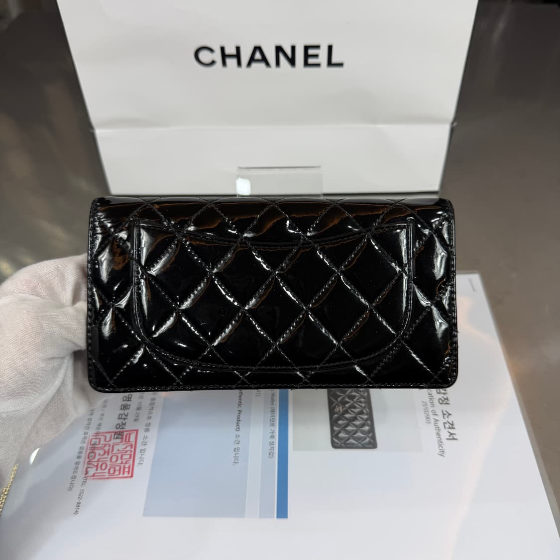 [리오브] 샤넬 CC 로고 클래식 페이던트 장지갑 상품이미지3