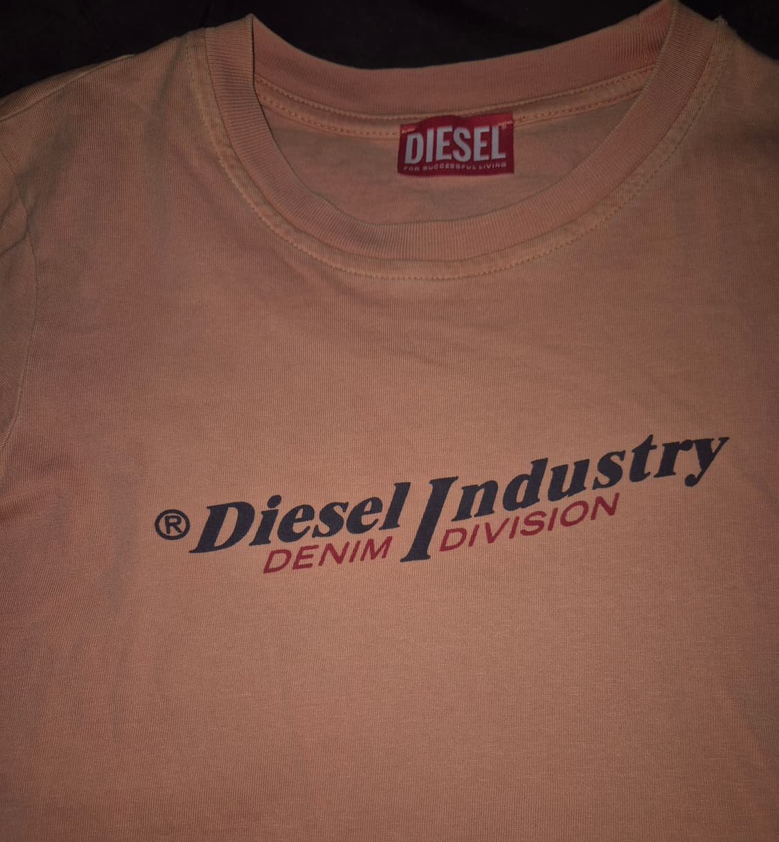 디젤 느좋 톤다운 오렌지 빛 반팔티 S 상품이미지2